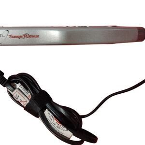Mini Ion Titanium Hair Straightener  Silver Edition